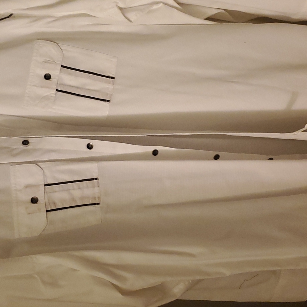 White button-down shirt